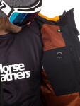 Horsefeathers BLAKE black/blue mirage zimní bunda pánská