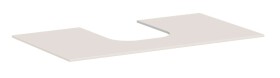 HANSGROHE - Xevolos E Deska pod umyvadlo, 98x55 cm, výřez uprostřed, matná béžová 54209780