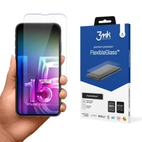 3mk FlexibleGlass hybridní sklo pro Apple iPhone 15 (5903108661089)