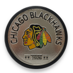 Mustang Puk Chicago Blackhawks NHL Silver Established Medallion