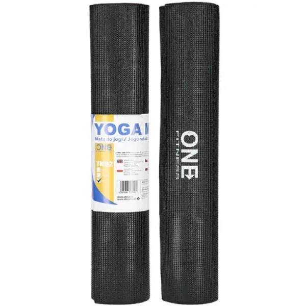 One Fitness YM02 Podložka pro jógu černá (5907695537468)