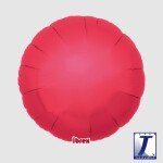 Balónek kruh červený metalický 45 cm Balónek kruh červený metalický 45 cm