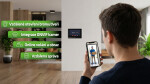 EVOLVEO DoorPhone ID-2, 2drátový videotelefon pro dva byty s RFID, otiskem prstu a podporou ONVIF kamer