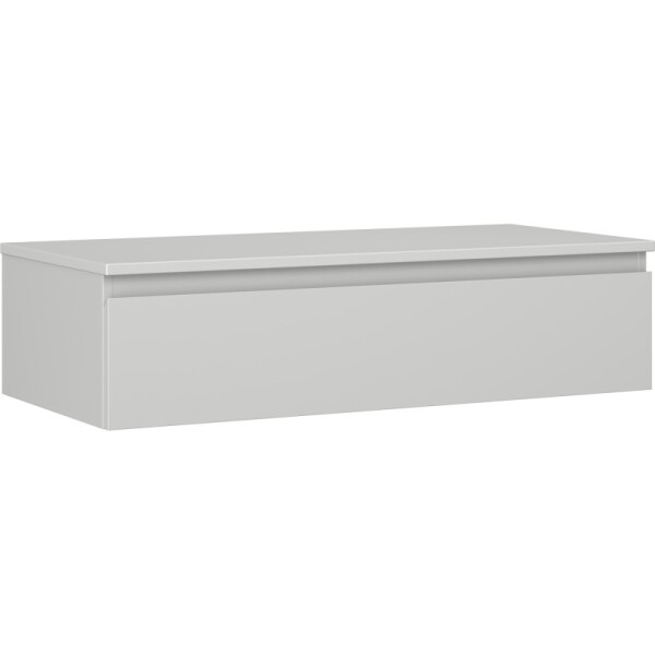 MEXEN/S - Orio koupelnová skříňka pod umyvadlo 100 cm s deskou, 1 šuplík, šedá mat 91A10-10023-1-BFC62