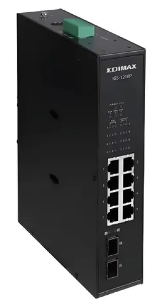 Edimax IGS-1210P / Switch / průmyslový / 8-port PoE GbE / 2x GbE SFP / Unmanaged (IGS-1210P)