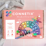 Connetix Connetix Tiles - Magnetická Stavebnice Pastelová XXL 202 ks