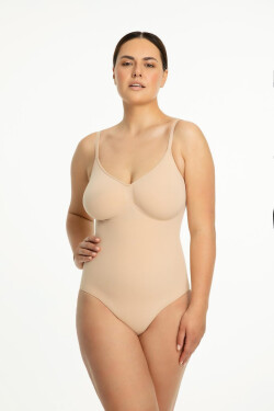 Dámské Slimming body Seamless 421 Béžová - Julimex béžová 2XL
