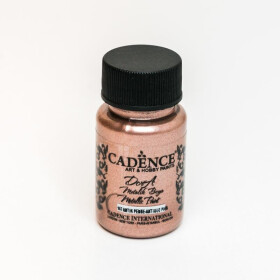 Akrylová barva Cadence DORA metalic, 50 ml starorůžová