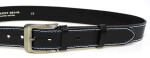 PENNY BELTS 02NKS-2-B-M Pánský kožený opasek černý 100cm
