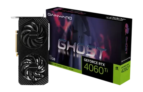 GAINWARD RTX 4060 Ti Ghost 8GB / 2310 - 2535 MHz / 8GB GDDR6 / 128bit / 1x HDMI + 3x DP / (8) (471056224-3949)