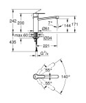 GROHE - Get Dřezová baterie, chrom 30196000