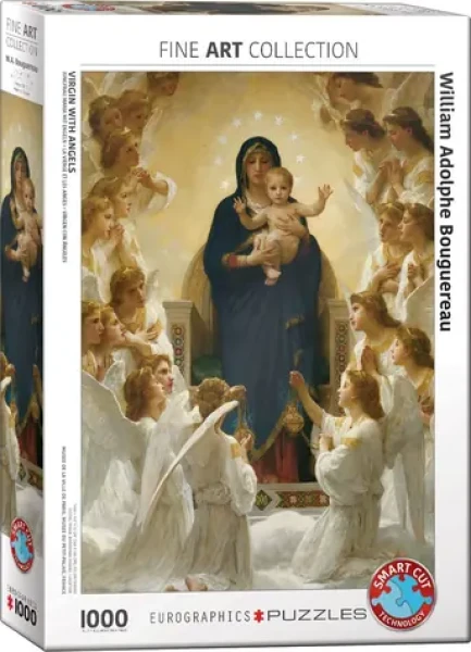 EUROGRAPHICS Puzzle Panna Maria s anděly