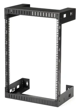 StarTech Nástěnný rozvaděč 15U černý / Rozvaděč / 19" / nosnost 90 kg / 505×310×775 mm (RK15WALLO)