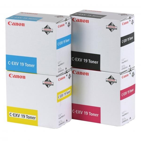 Canon C-EXV19 Bk, černý, 0397B002 - originální toner