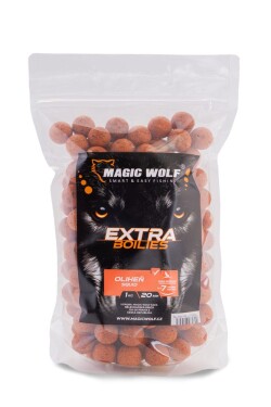 Magic Wolf Boilies Extra 1kg - Oliheň 20mm,Magic Wolf Boilies Extra 1kg - Oliheň 20mm
