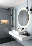 IDEAL STANDARD - CeraTherm Sprchový set T25 s termostatem, 20 cm, 1 proud, černá A7545XG