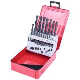 KS Tools 3301610 HSS-R sada spirálových vrtáku do kovu, 1 mm, 1.5 mm, 2 mm, 2.5 mm, 3 mm, 3.5 mm, 4 mm, 4.5 mm, 5 mm, 5.5 mm, 6 mm, 6.5 mm, 7 mm, 7.5 mm, 8 mm,