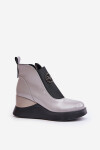 Boty na klínovém podpatku model 201547 Step in style 40