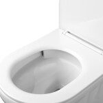 REA/S - Sada: Závěsná WC mísa + Umyvadlo na desku Duo White KPL-K3005