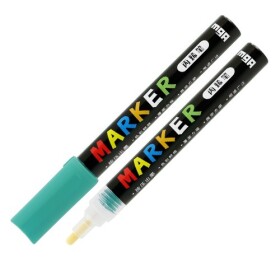 M&G M&G, Acrylic Marker, akrylový popisovač, 2 mm, 1 ks Barva MG popisovač: Blue Green