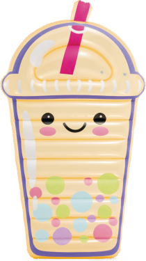 Nafukovací lehátko ve tvaru bubble tea Boba Buddy - Alltoys Intex