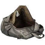 Stylový dámský koženkový kabelko/batoh Trinida new, stříbrný