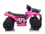 Mamido Dětská elektrická čtyřkolka ATV růžová