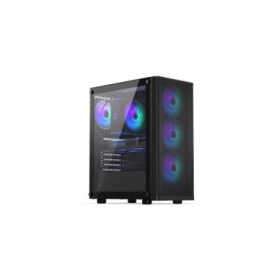 ENDORFY Case Ventum 200 ARGB, Průhledná bočnice, ATX, 4x120mm ARGB Fan, černá EDF_557945