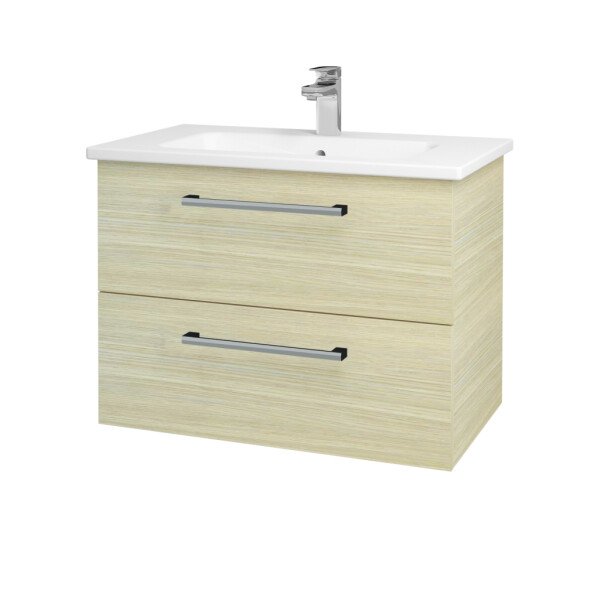 Dřevojas - Umyvadlová skříňka GIO SZZ2 80 - D04 Dub / Úchytka T03 / D04 Dub 82041C