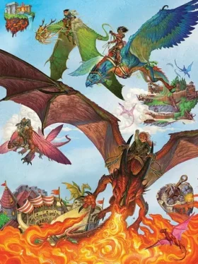 COBBLE HILL Rodinné puzzle Dračí letka