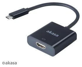 Akasa AK-CBCA04-15BK černá / Redukce USB-C na HDMI / 15 cm (AK-CBCA04-15BK)