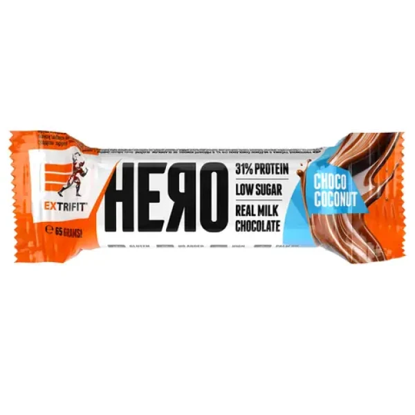 Extrifit Hero Protein Bar 31% choco coconut 65 g (18472)