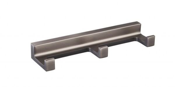 RAV Slezák - NIL - Koupelnový doplněk Věšáček trojitý, Metal Grey NLA0105MG NLA0105MG