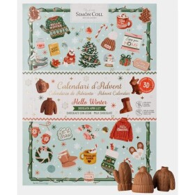 Čokoládový adventní kalendář Hello Winter 3D postavičky 216g