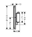 HANSGROHE - ShowerSelect Comfort Termostatická baterie pod omítku, kartáčovaný bronz 15553140