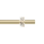 Zlatá roztažitelná garnýž 107-305 cm Umbra FLUTE