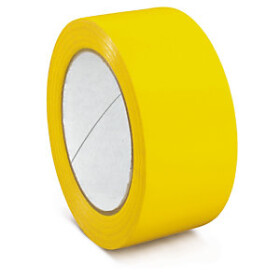 6 x Signalizační lepicí páska, žlutá, 48mm, návin 33m, PVC, tloušťka 56µm