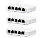 UBNT UniFi Switch USW-Flex-Mini-3, 3-pack [5xGigabit, 1xPoE In] EDF_1017519