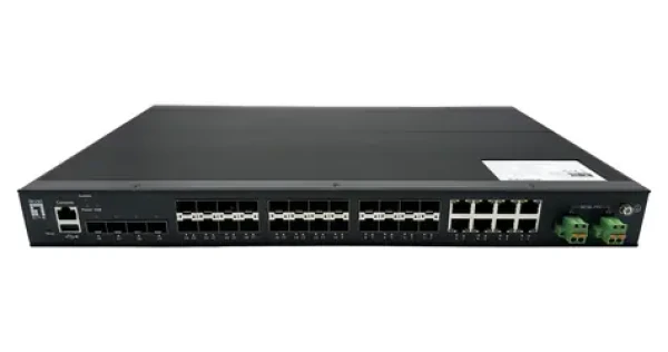 LevelOne IGU-2872 / Průmyslový switch / 16x SFP 1,25G / 4x SFP 2,5G / Managed L2+ / 19" (IGU-2872)