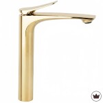 REA - Umyvadlová baterie PREMIUM Vision Gold vysoká REA-B8944