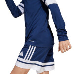 Adidas Squadra 25 dětské tričko s dlouhým rukávem tmavě modré JJ0049 116 cm