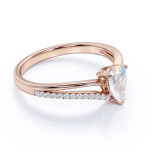 Emporial prsten 14k zlato Vermeil GU-DR14466R-ROSEGOLD-MOONSGTONE Velikost: 10 (EU: 61-63)