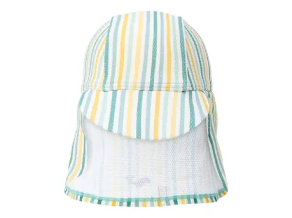 Little Dutch Plážová kšiltovka s ochranou krku Stripes Multicolor vel. 2 (CL25038858LD)