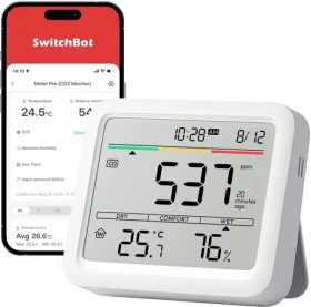 SwitchBot Meter Pro CO2 / chytrá meteostanice s měřením CO2 (W4900010)