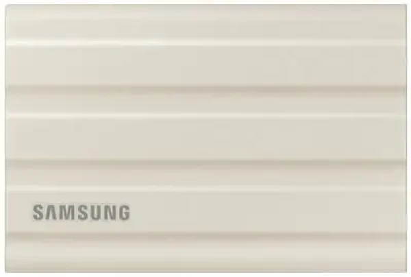 Rozbaleno - SAMSUNG T7 Shield Externí SSD disk 2TB béžová / Externí SSD / R: 1050 MBs W: 1000MBs / USB-C / IP65 / rozbaleno (MU-PE2T0K/EU.rozbaleno)