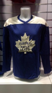 CCM Pánské Tričko Toronto Maple Leafs Long Sleeve Crew 15 Velikost: