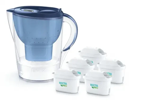 Brita Marella XL modrá / Filtrační konvice / 3,5 l / 5× MAXTRA PRO Pure Performance (Marella XL + 5 wk?adów niebieska)