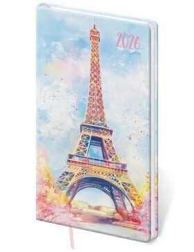 Diář 2026 týdenní kapesní Vario Lyra - Paris