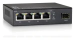 LevelOne Switch 4x GbE/1x SFP / Switch / Unmanaged / 4x Gigabit Ethernet / 1x SFP uplink / nástěnná montáž (GEU-0521)