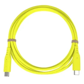 PremiumCord silikonový USB-C - USB-C žlutá / Kabel / 60W / PD / 480 Mbps / 1,5 m (ku31sa15y)